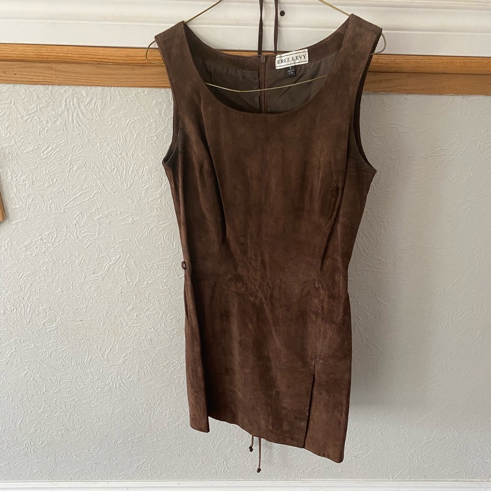 Western Suede dress